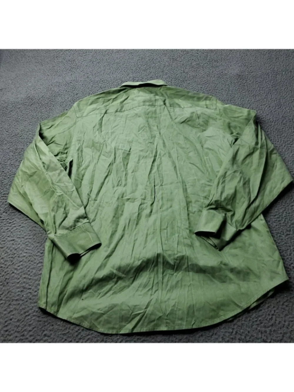 Banana Republic Dress Shirt Mens L Large Button Long Sleeve Green Pocket Preppy